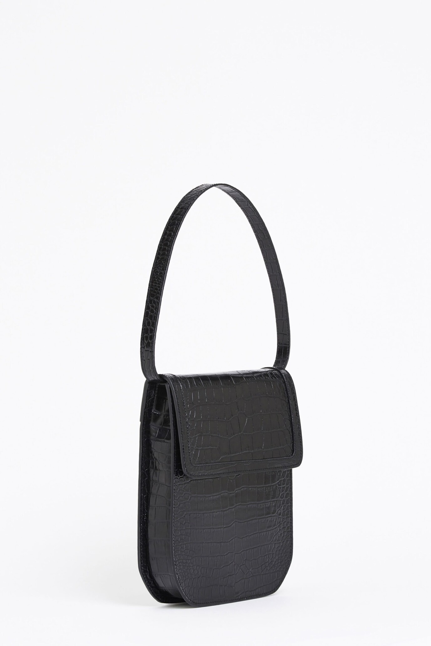 TL180 BAGS LA EVELINA CROCCO BLACK