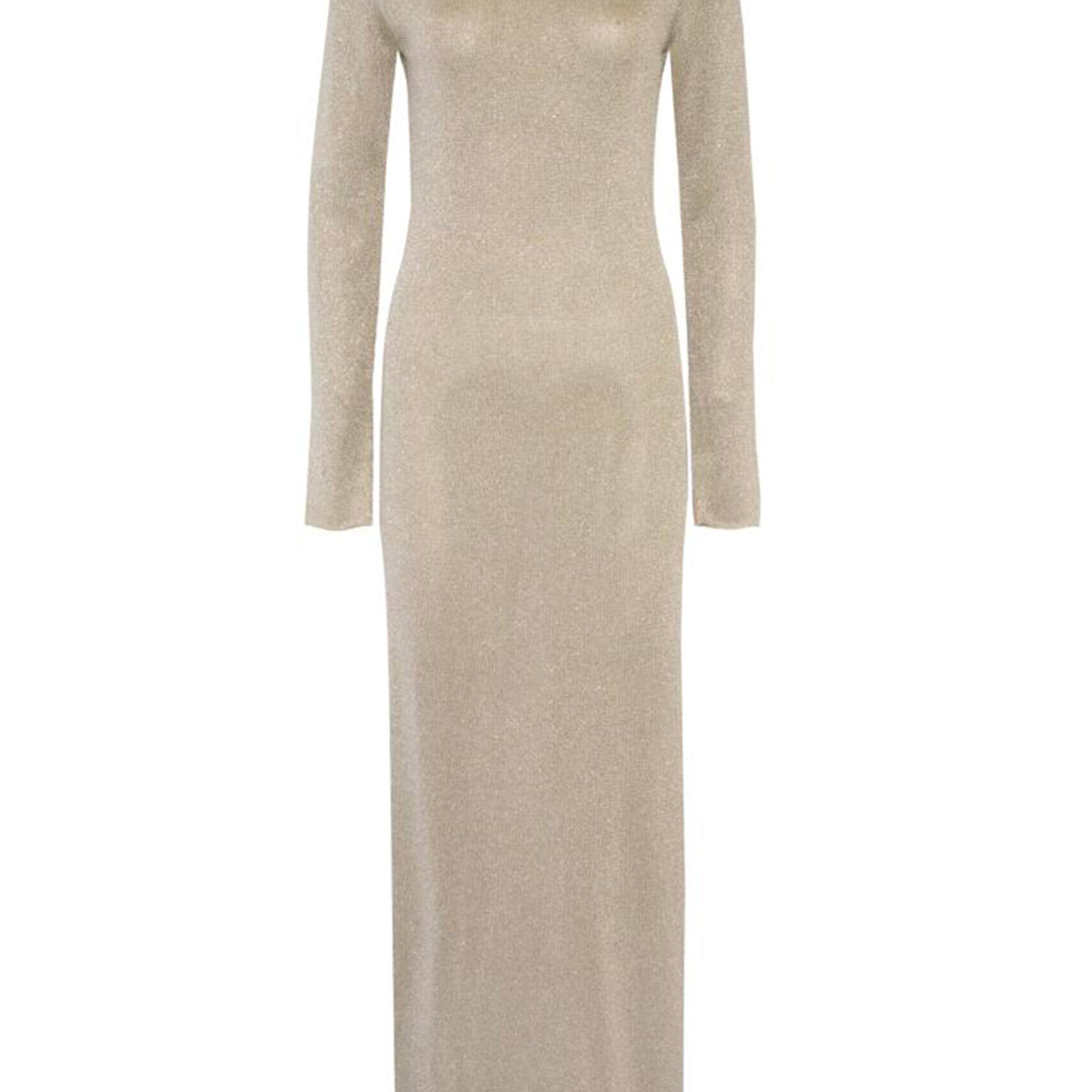 The Luna Knitted Dress Lurex Silver - TL 180